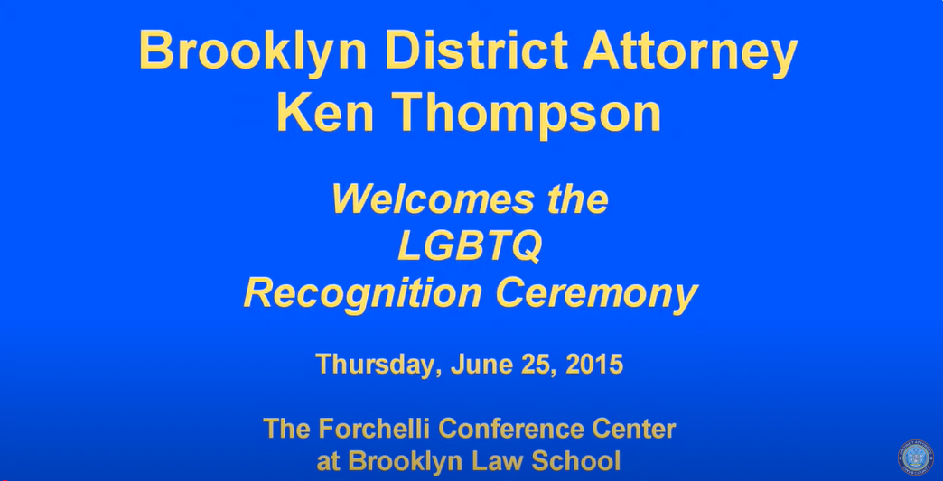 DA Welcomes LGBTQ
